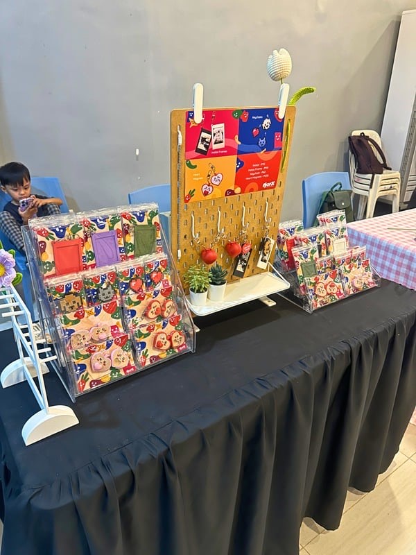 Morx pop-up booth at an event
